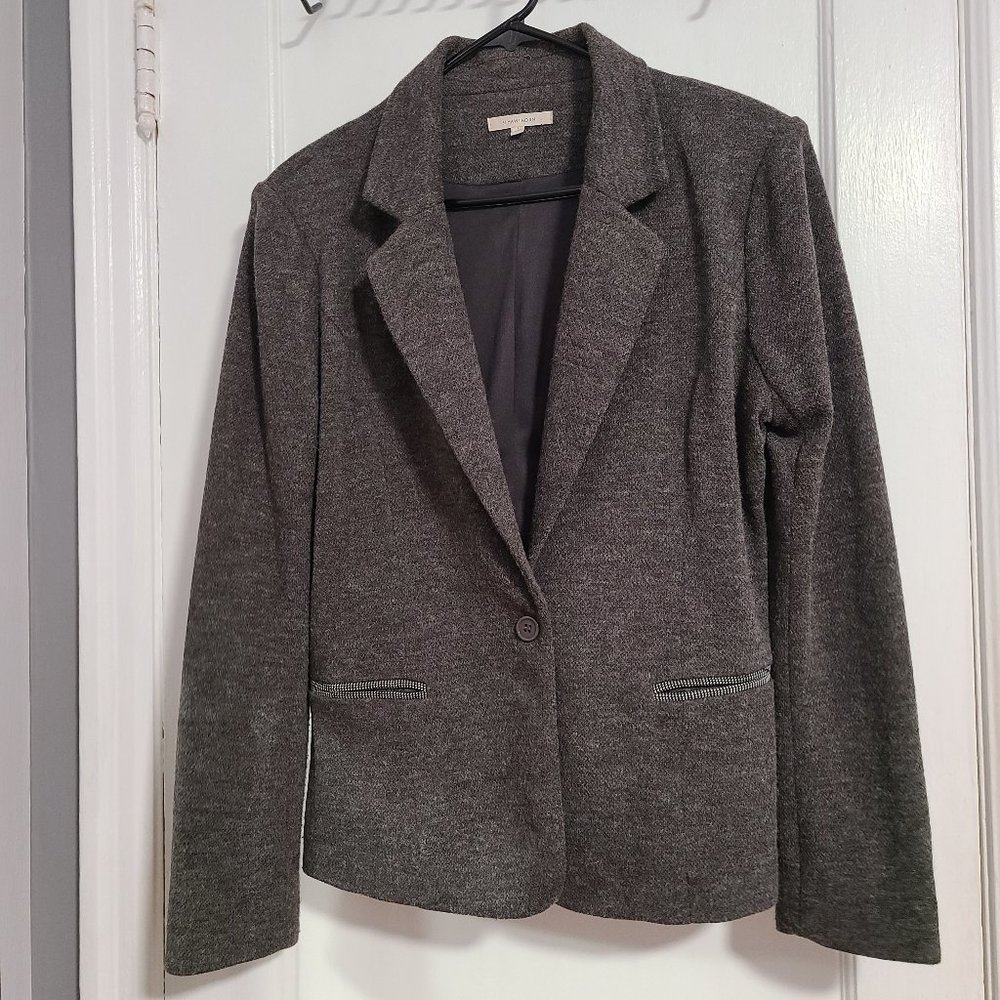 41 Hawthorn Charcoal Blazer w/ Elbow Pads - L